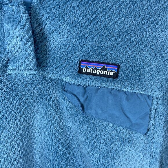 Patagonia Synchilla Jacket Snap T Fleece Pullover Polartec Blue Women’s Medium - Picture 2 of 6
